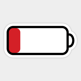 Low Battery Sticker